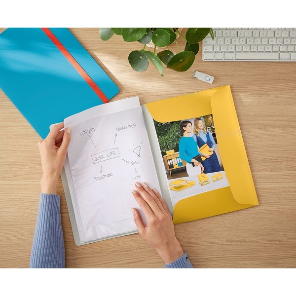 Жълта каталожна книга , A4 Cosy - Leitz-image-1