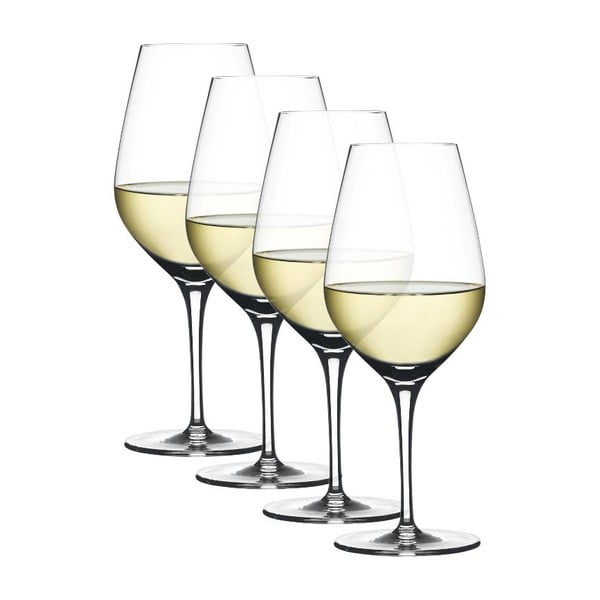 Set 4 sklenic na bílé víno White