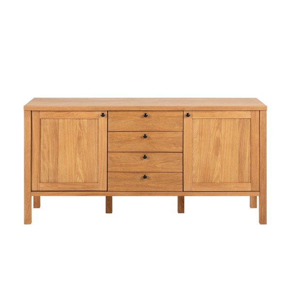 Нисък скрин от дъб 160x82 cm Brentwood - Actona