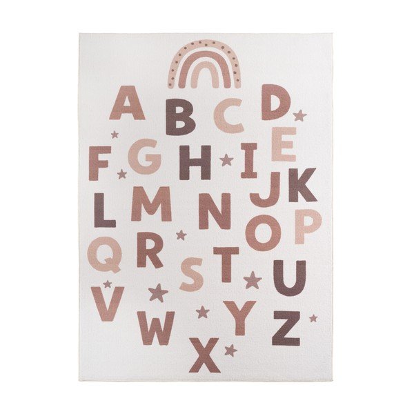 Кремав детски килим подходящ за пране 140x200 cm Coco 1133 – Ayyildiz Carpets