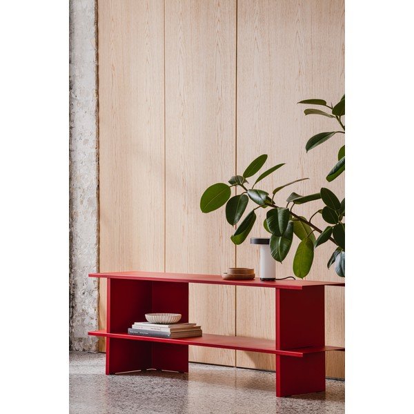 Червен  метален стелаж 160x57x37 cm Hes – noo.ma-image-1