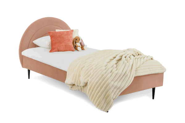 Розово детско легло 120x200 cm Rainbow – Scandic-image-2