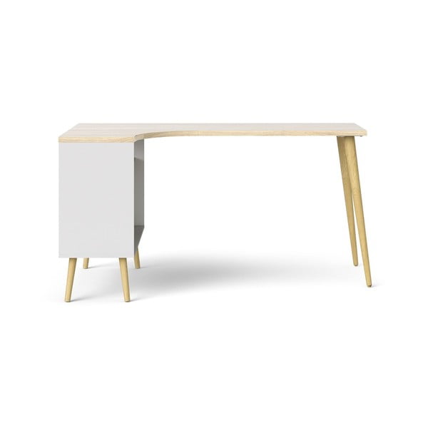 Работна маса от дъб 145x81 cm Oslo - Tvilum-image-2