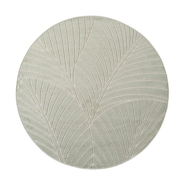 Зелен кръгъл килим за открито и закрито ø 160 cm Nova 1203 – Ayyildiz Carpets