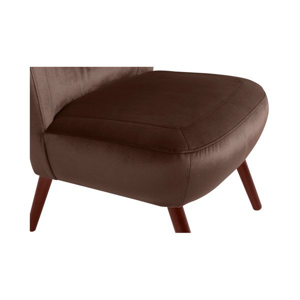 Тъмнокафяв фотьойл Кадифе Sari - Max Winzer-image-3