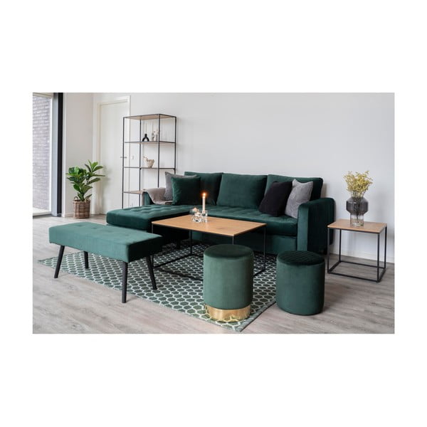 Масичка за кафе с плот в дъбов декор , 90 x 60 cm Vita - House Nordic-image-4