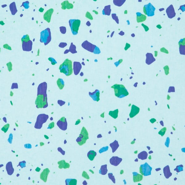 Светлосин килим за баня от диатомична глина 39x60 cm Terrazzo – Artsy Doormats-image-2