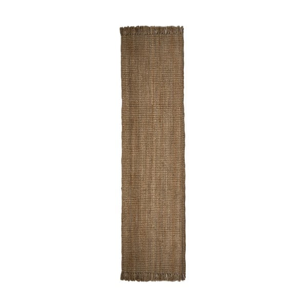 Кафяв мокет от юта , 60 x 230 cm Jute - Flair Rugs