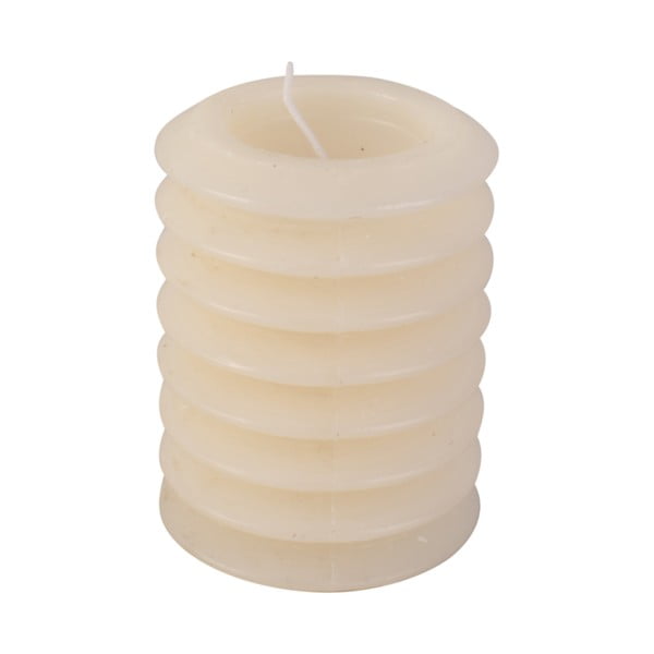 Кремава свещ Слоена, височина 10 cm Layered Circles - PT LIVING