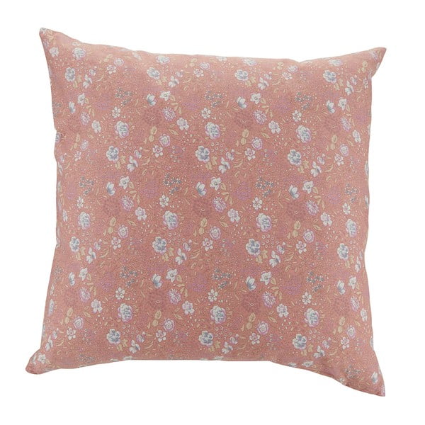 Розова памучна декоративна възглавница , 45 x 45 cm - Bahne & CO