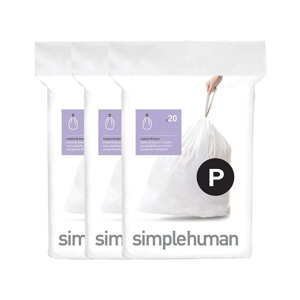 Изтеглящи се торби за боклук 60 бр. 60 l P – simplehuman-image-1