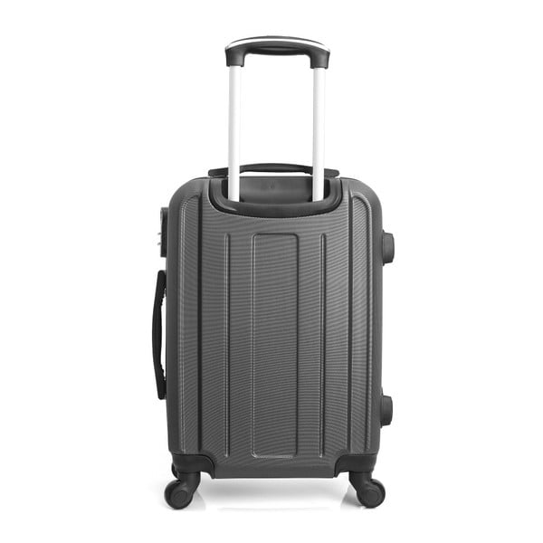 Tmavě šedý cestovní kufr na kolečkách Hero Maroko, 37 l-image-2