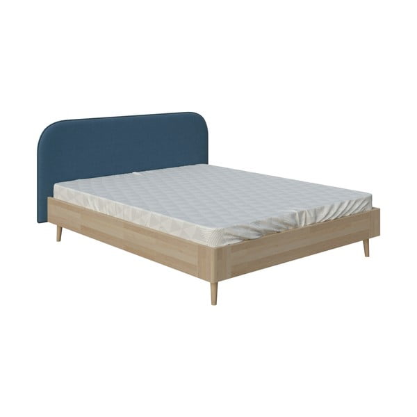 Синьо двойно легло , 140 x 200 cm Lagom Plain Wood - ProSpánek
