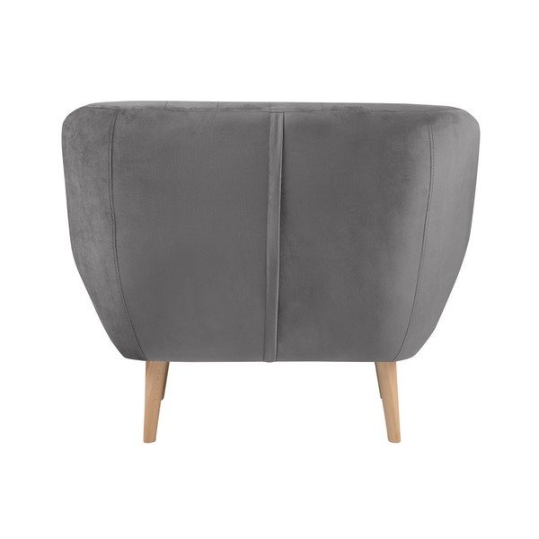 Šedé křeslo Mazzini Sofas Benito-image-3