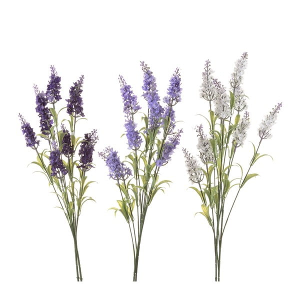 Изкуствени цветя в комплект от 3 броя (височина 55 см) Lavender – Casa Selección