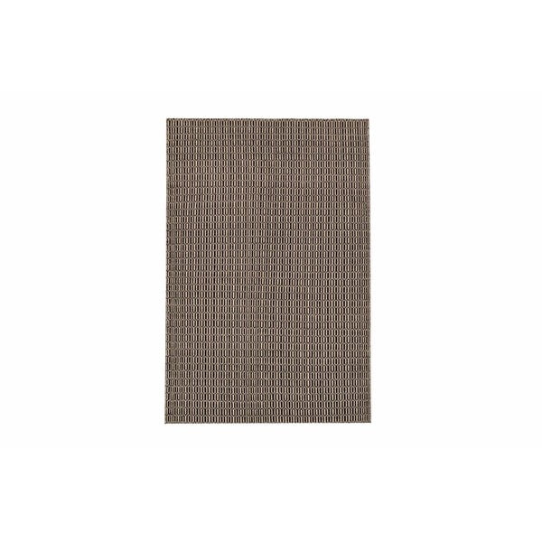 Ručně tkaný koberec Brown Retro Kilim, 110x153 cm
