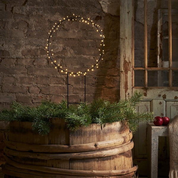 Осветен декоративен кръг със светодиоди, височина 84 cm Barlumi - Star Trading-image-1