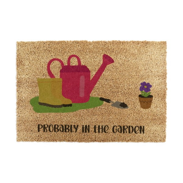 Изтривалка от кокосови влакна 60x90 cm Probably in the Garden – Artsy Doormats