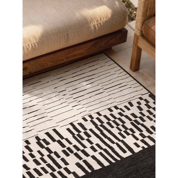 Черен/кремав килим за открито и закрито 200x300 cm Haringey Acacia – Ted Baker-image-3