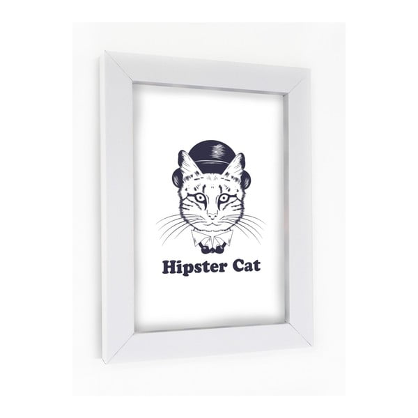 Obraz v rámu Hipster Cat
