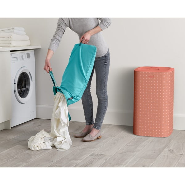 Розов текстилен кош за пране 60 l Tota Pop – Joseph Joseph-image-1