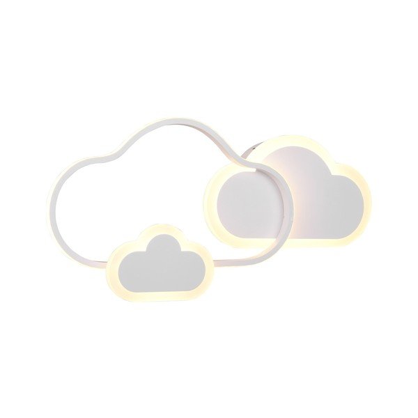 Бяла детска лампа 52x25 cm Cloudy - Reality
