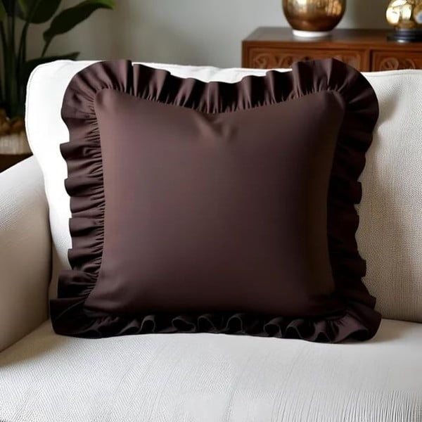 Калъфка за възглавница със смес от памук 40x40 cm Ruffled – Mila Home