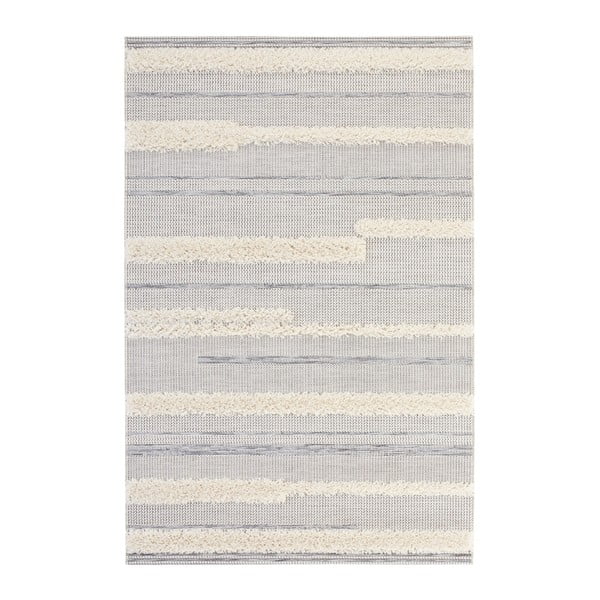 Сив килим Handira Stripes, 155 x 230 cm - Mint Rugs
