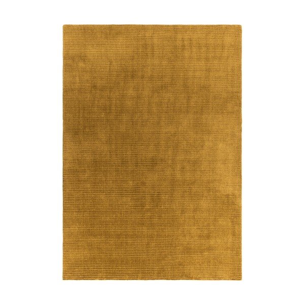 Ръчно изработен килим в цвят горчица 160x230 cm – Asiatic Carpets