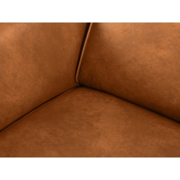 Светлокафяв кожен диван 103 см Hubble - Windsor & Co Sofas-image-1