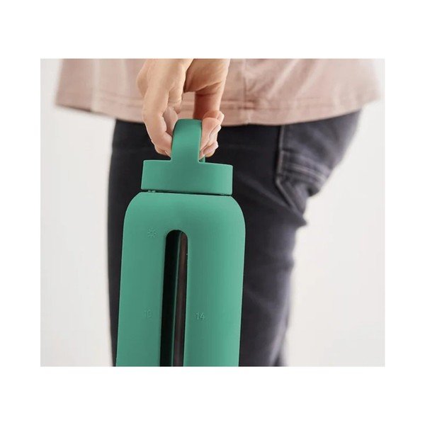 Зелена бутилка за пътуване  720 ml Frosted Green – Muuki-image-3