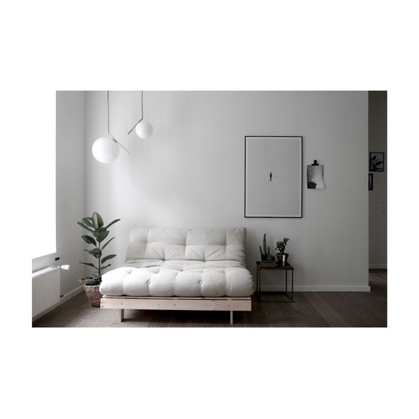 Черен разтегателен диван 140 cm Roots - Karup Design-image-1