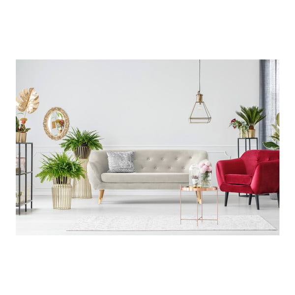 Krémová dvoumístná pohovka Mazzini Sofas Amelie-image-4
