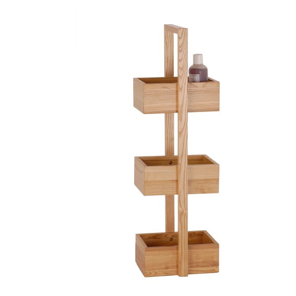 Стойка за баня, изработена от дъбова дървесина Caddy , височина 84 cm Mezza - Wireworks-image-2