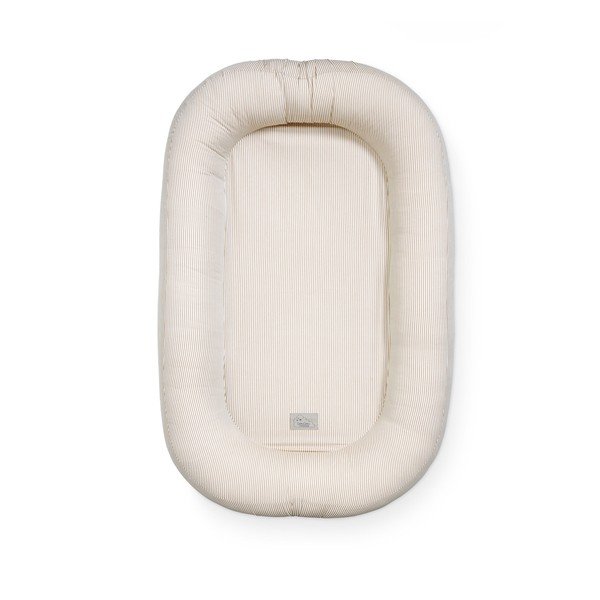 Бежово гнездо за бебе 52x84 cm Classic Stripes Camel – Cam Cam Copenhagen-image-2