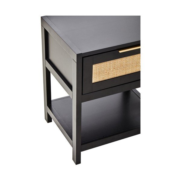 Черно нощно шкафче Sherman – Premier Housewares-image-3