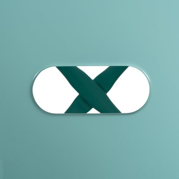 Тюркоазени метални бар столове в комплект 2 бр. (височина на седалката 61 cm) – Ixia-image-3