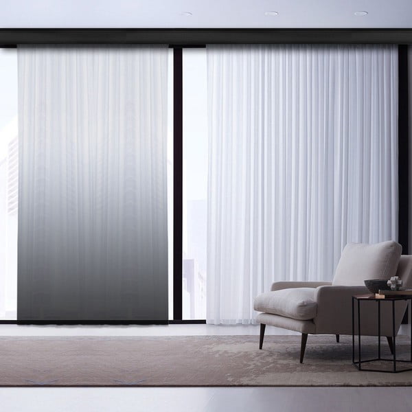 Сиво-бяла завеса , 260 x 140 cm - Cipcici