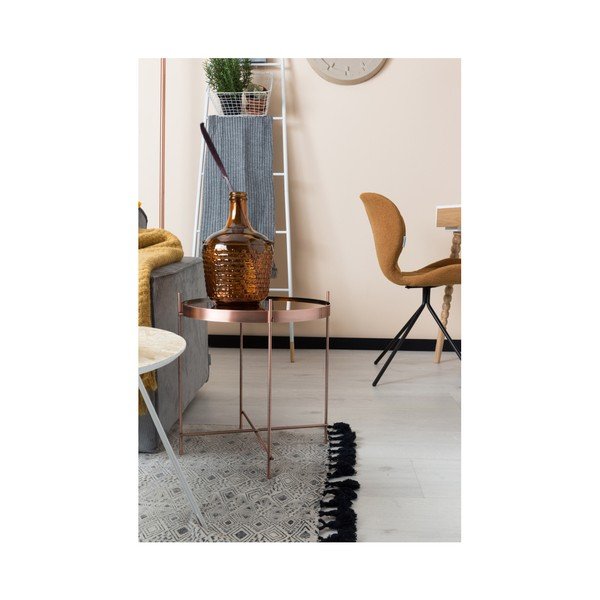 Масичка за кафе от мед , ⌀ 43 cm Cupid - Zuiver-image-1