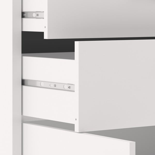 Бяла модулна библиотека 89x113 cm Prima – Tvilum-image-3