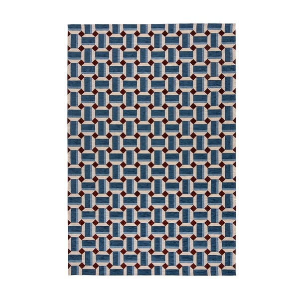 Син килим 155x230 cm Lennox Geometric – Flair Rugs