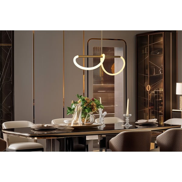 LED висящо осветително тяло  в златист цвят Supreme – Candellux Lighting-image-1