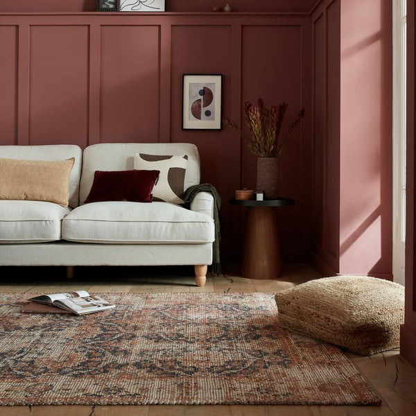 Ръчно изработен килим със смес от юта в естествен цвят 80x150 cm Miley – Flair Rugs-image-1