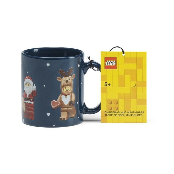 Тъмносиня керамична детска чаша 300 ml Christmas Minifigures – LEGO®-image-3