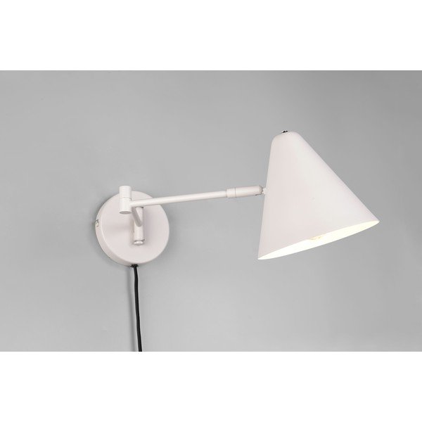 Стенна лампа с огъваща се структура за контакт в цвят слонова кост ø 15 cm Cosima – Trio-image-2