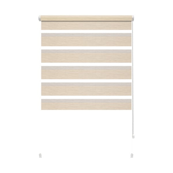 Кремава ролетна щора ден и нощ 97x150 cm Zebra Silvalin – Gardinia