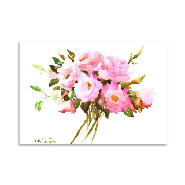 Plakát Roses in Pink od Suren Nersisyan