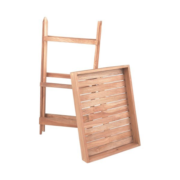 Градинска маса за съхранение от масивно тиково дърво 29x39 cm Bacan – Garden Pleasure-image-3