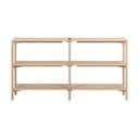 Библиотека от декор от дъб  в естествен цвят 169x88x30 cm Braidwood – Actona