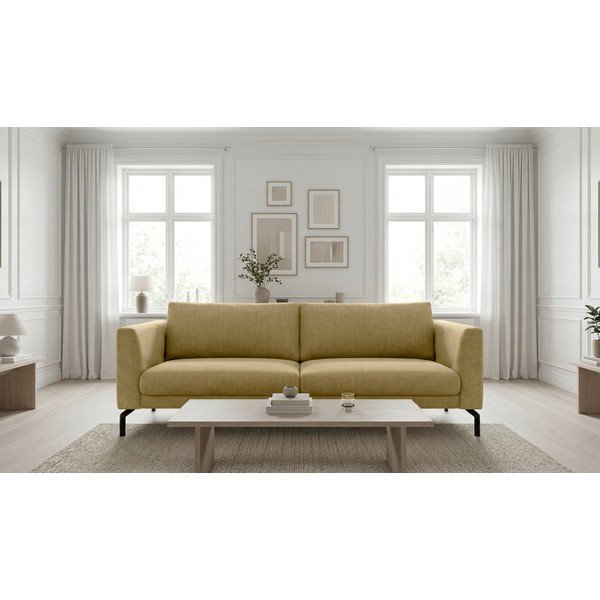 Диван в цвят горчица 216 cm Gomero – Scandic-image-1
